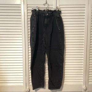 Zara paper bag jeans